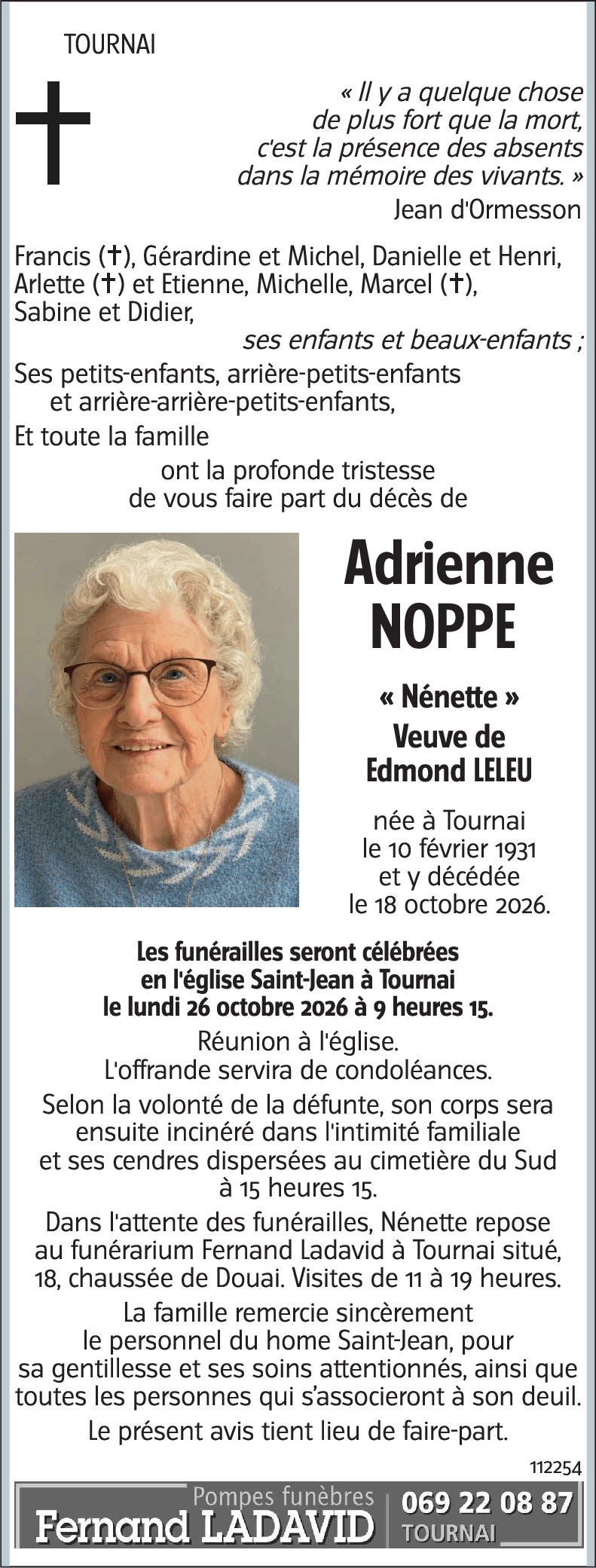 Adrienne NOPPE