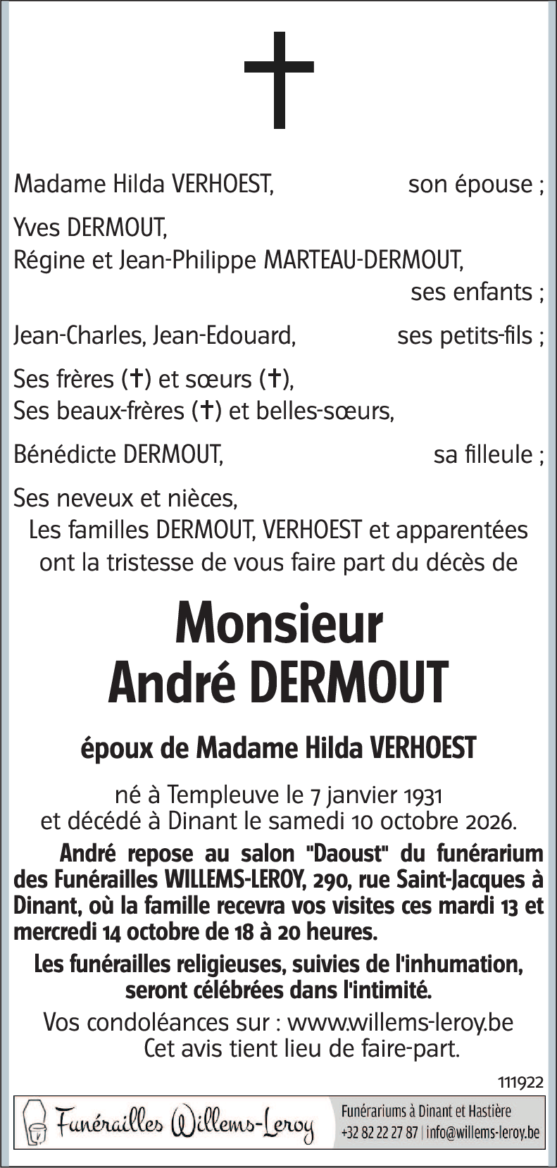 André DERMOUT