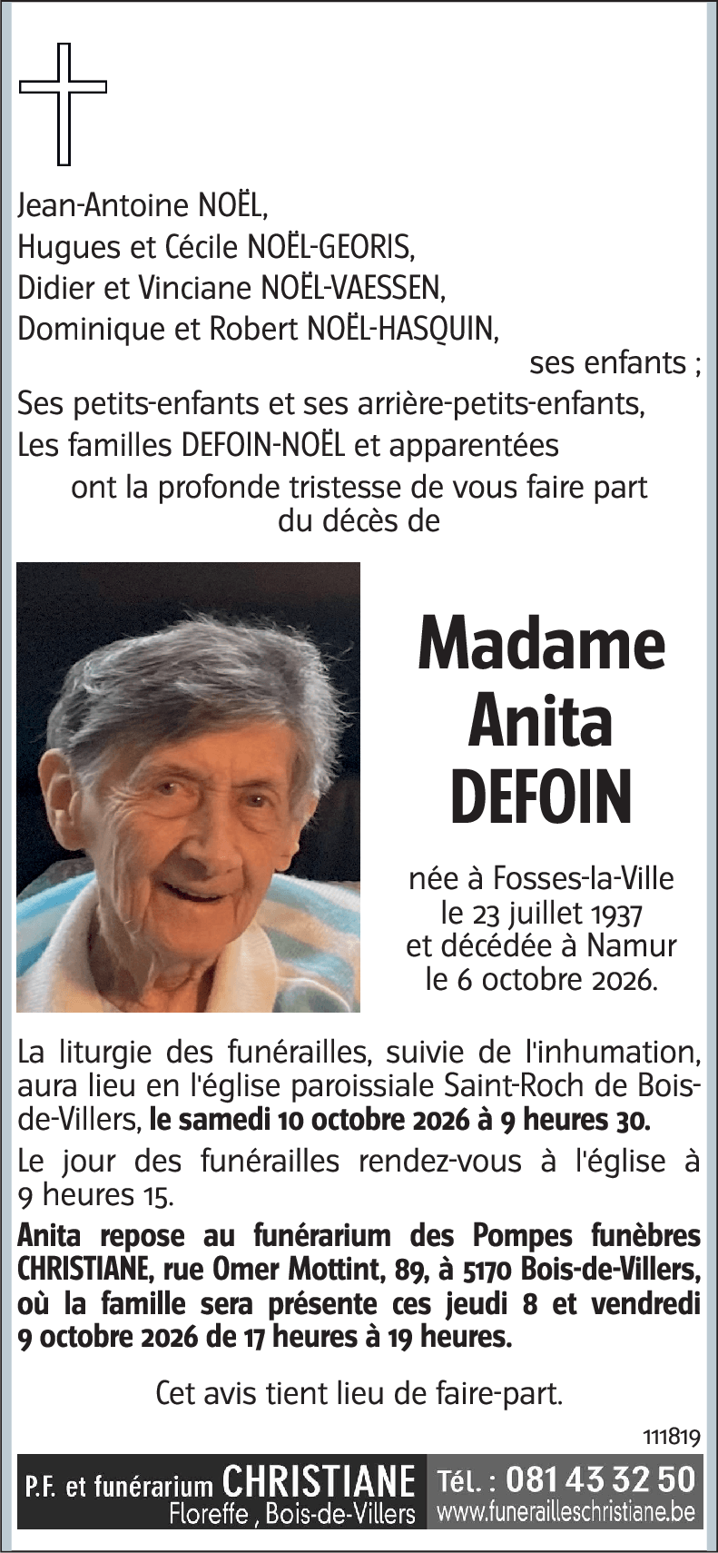Anita DEFOIN