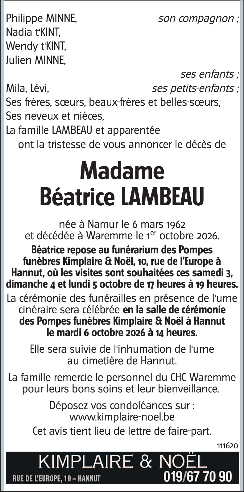Béatrice LAMBEAU