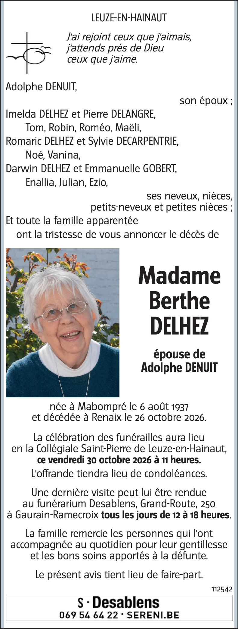 Berthe DELHEZ