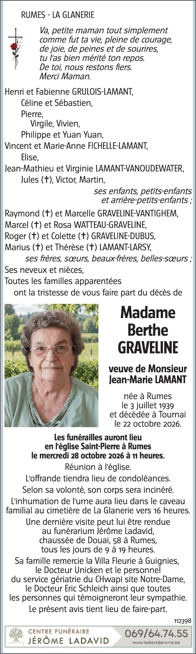 Berthe GRAVELINE