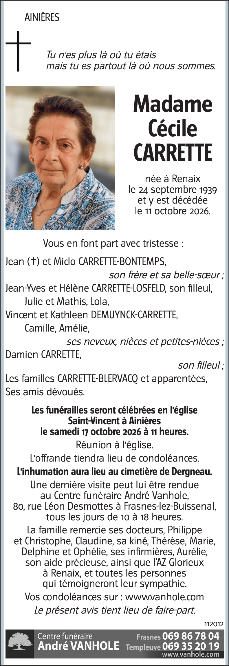 Cécile CARRETTE