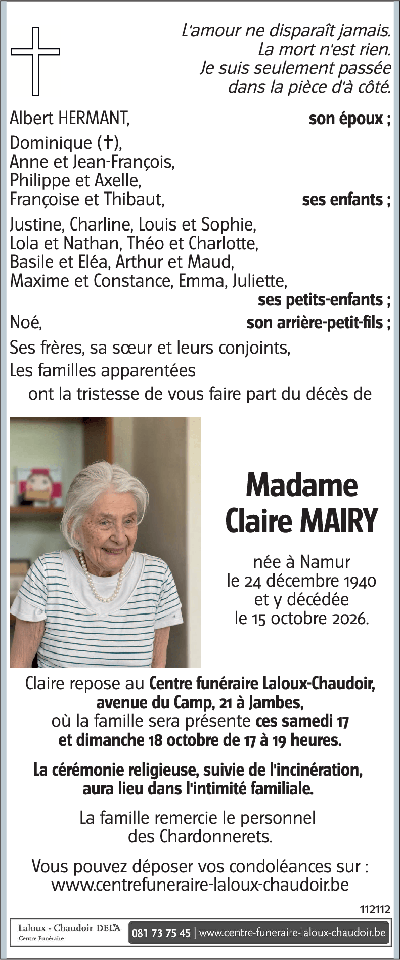 Claire MAIRY