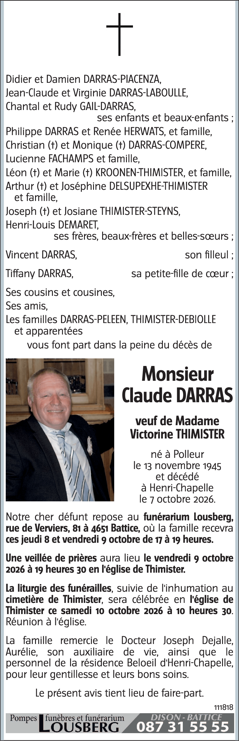 Claude DARRAS