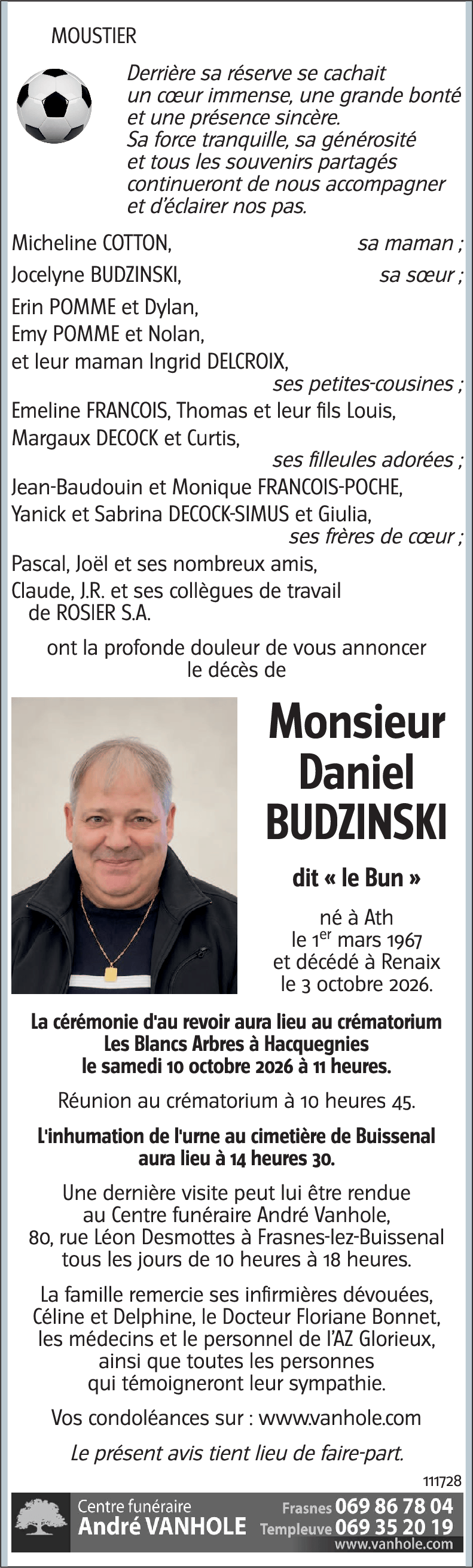 Daniel BUDZINSKI