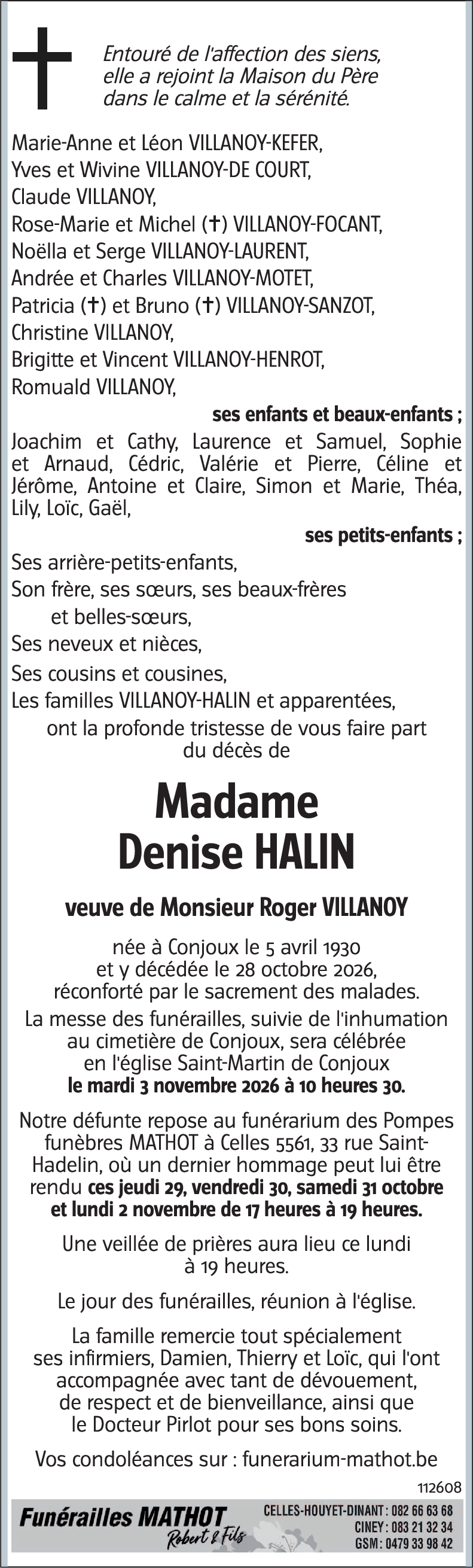 Denise HALIN
