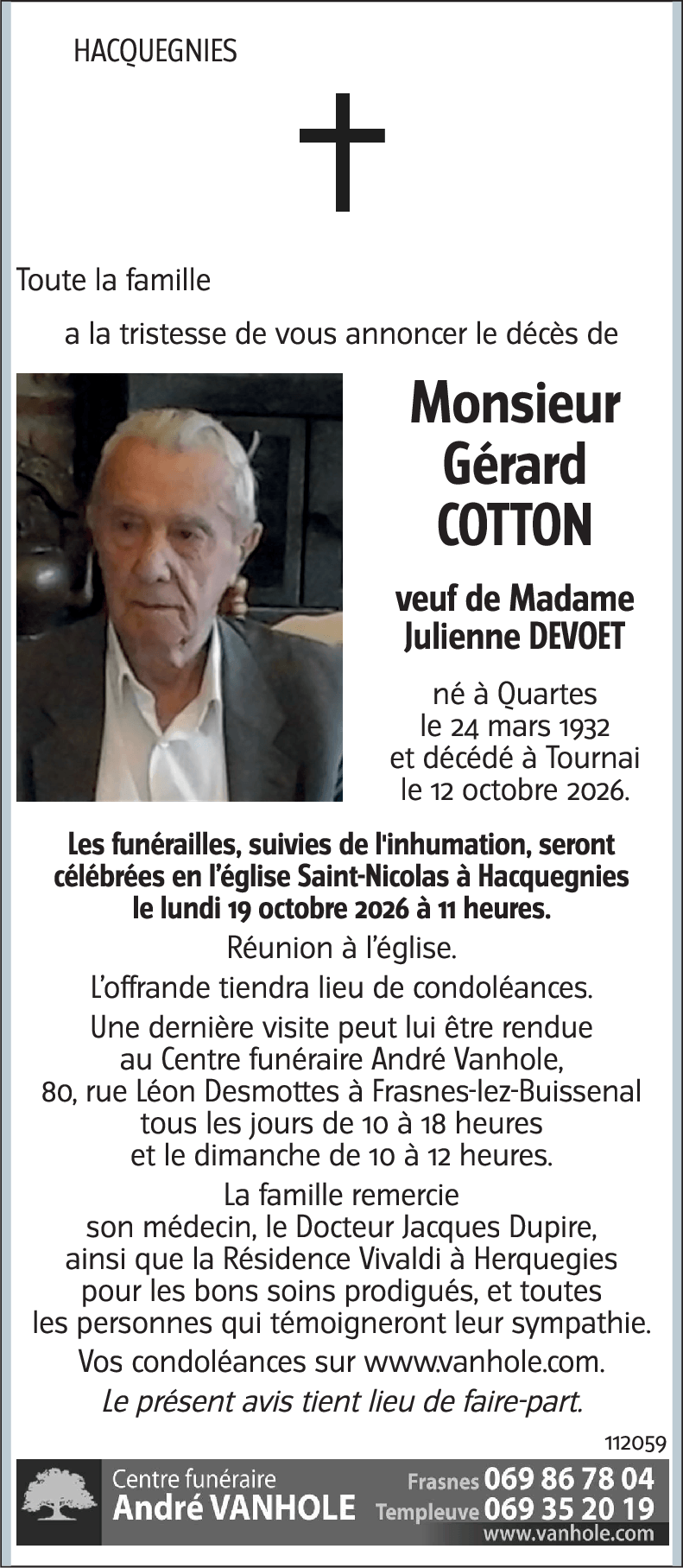 Gérard COTTON