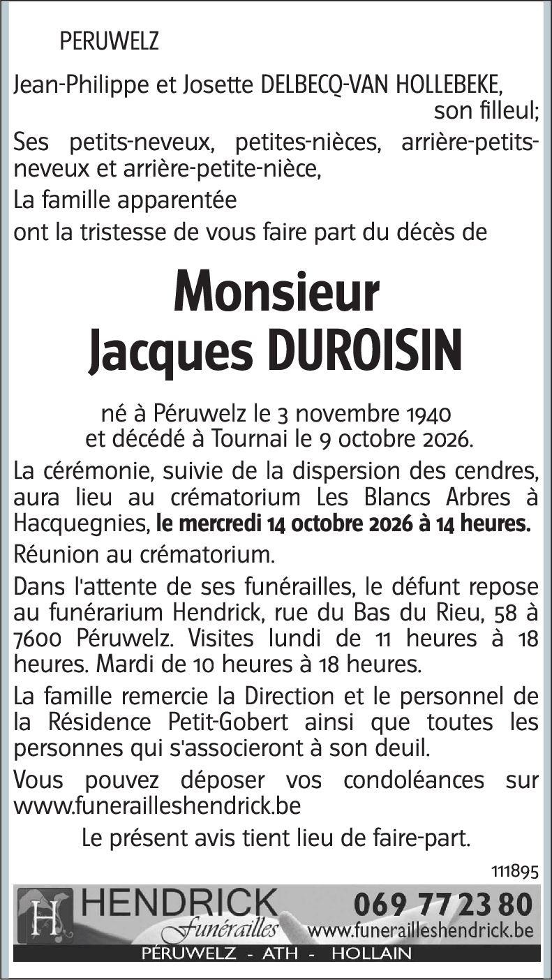 JACQUES DUROISIN