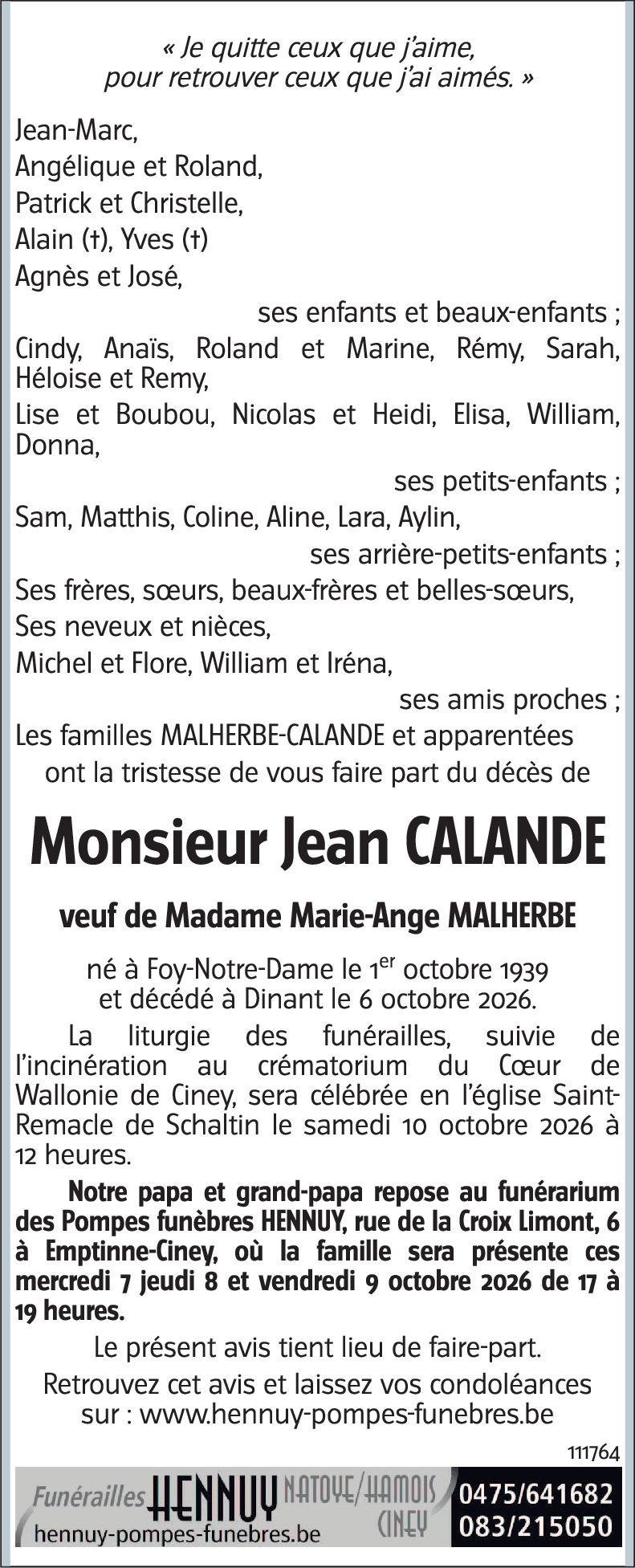 Jean CALANDE