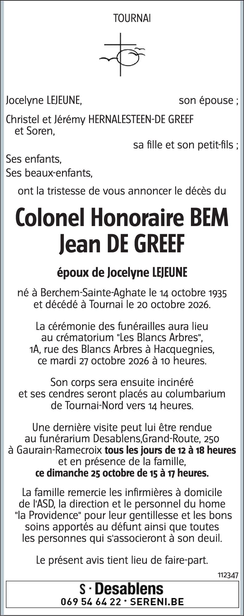 Jean DE GREEF
