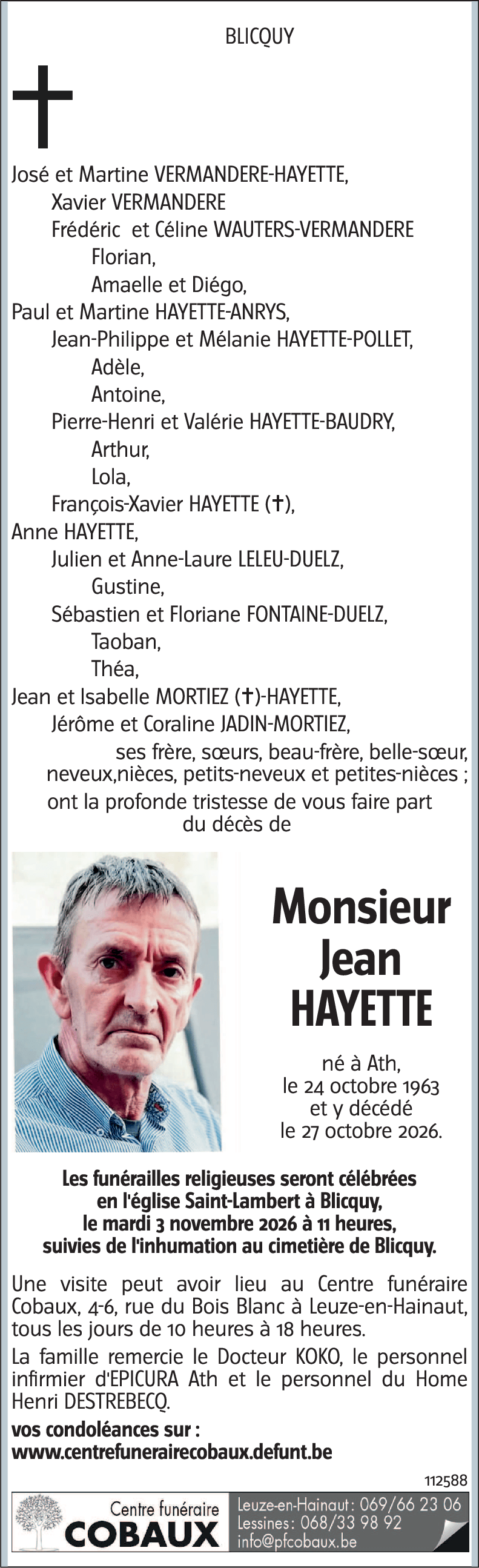 Jean HAYETTE