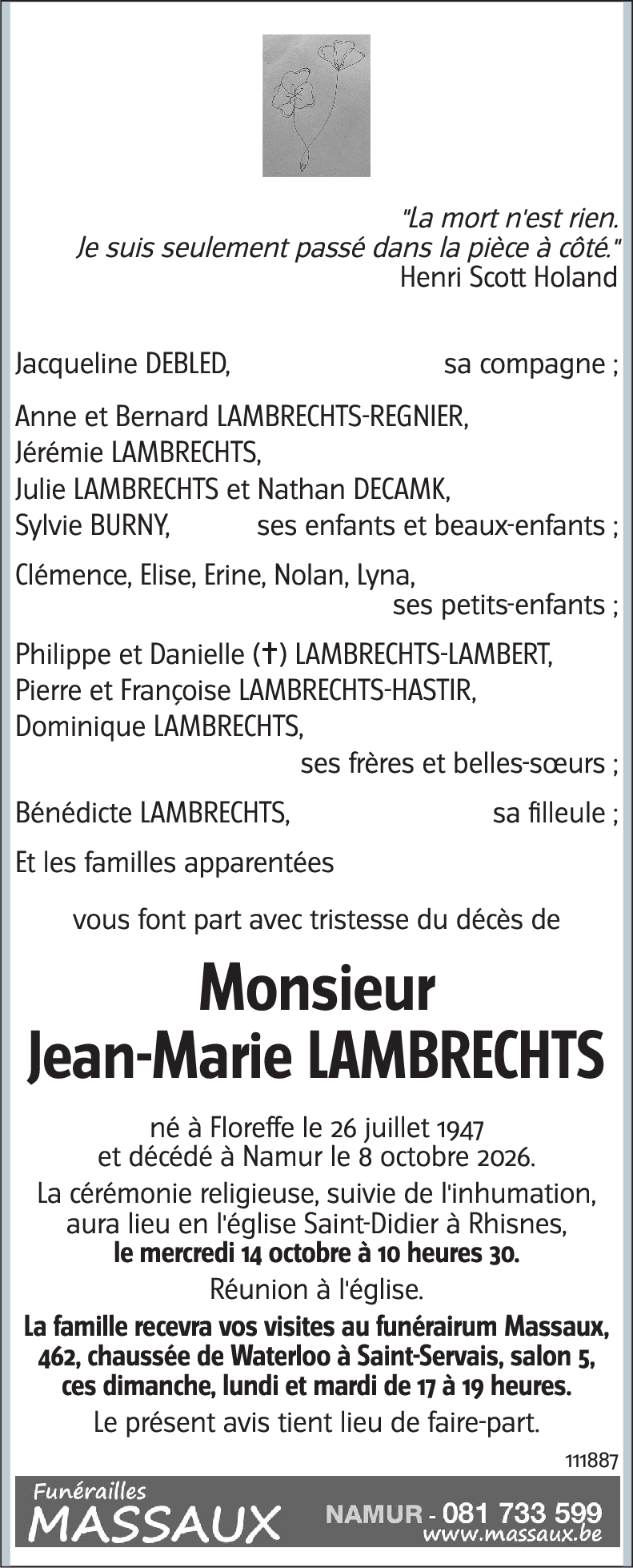 Jean-Marie LAMBRECHTS