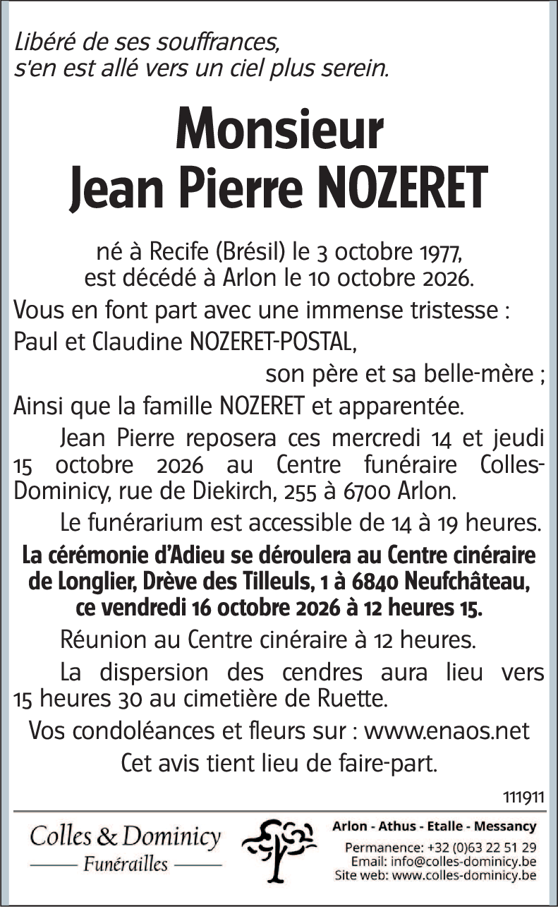 Jean Pierre NOZERET