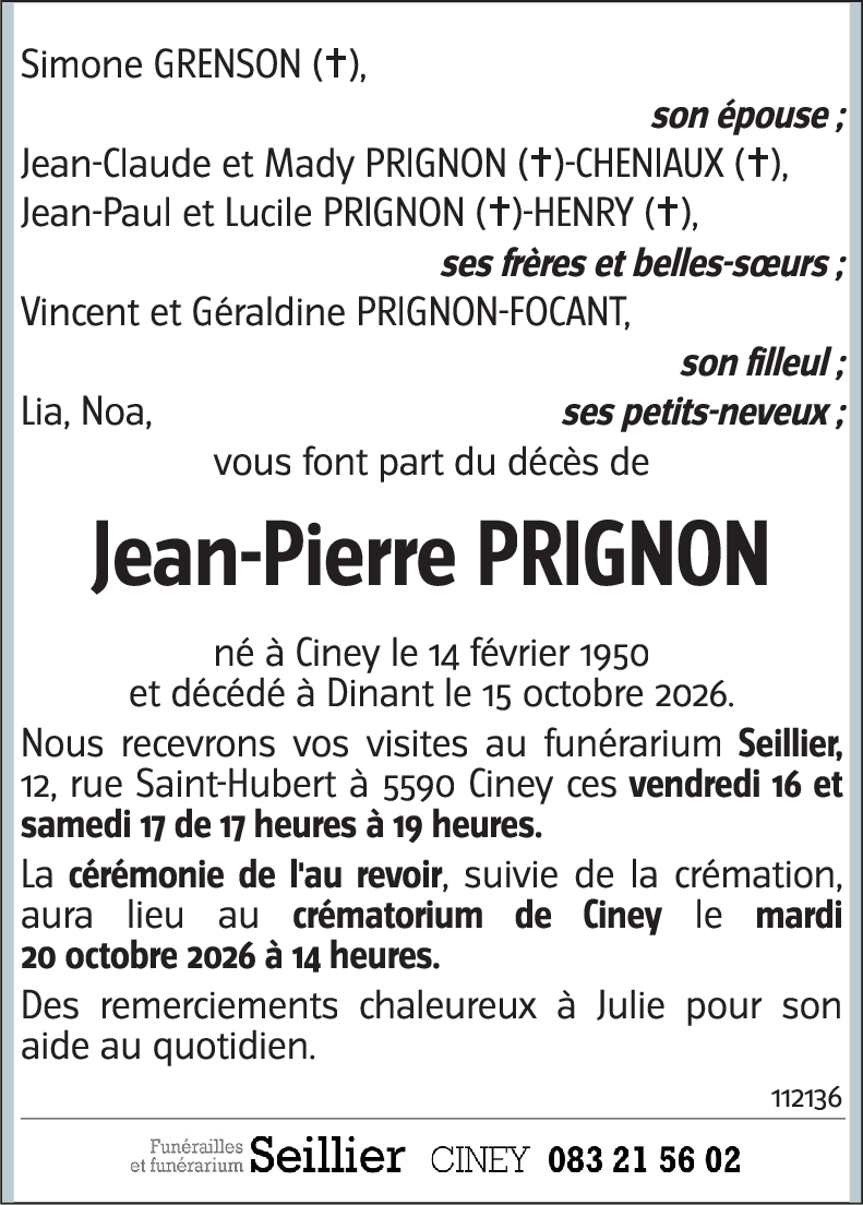 Jean-Pierre PRIGNON