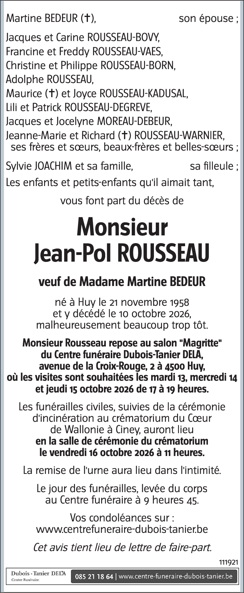 Jean-Pol ROUSSEAU