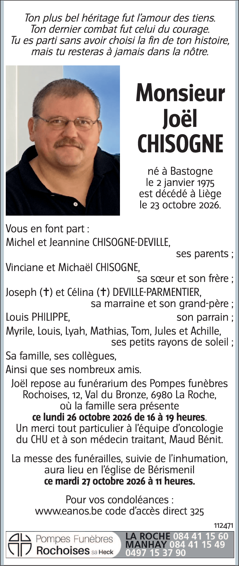 Joël CHISOGNE