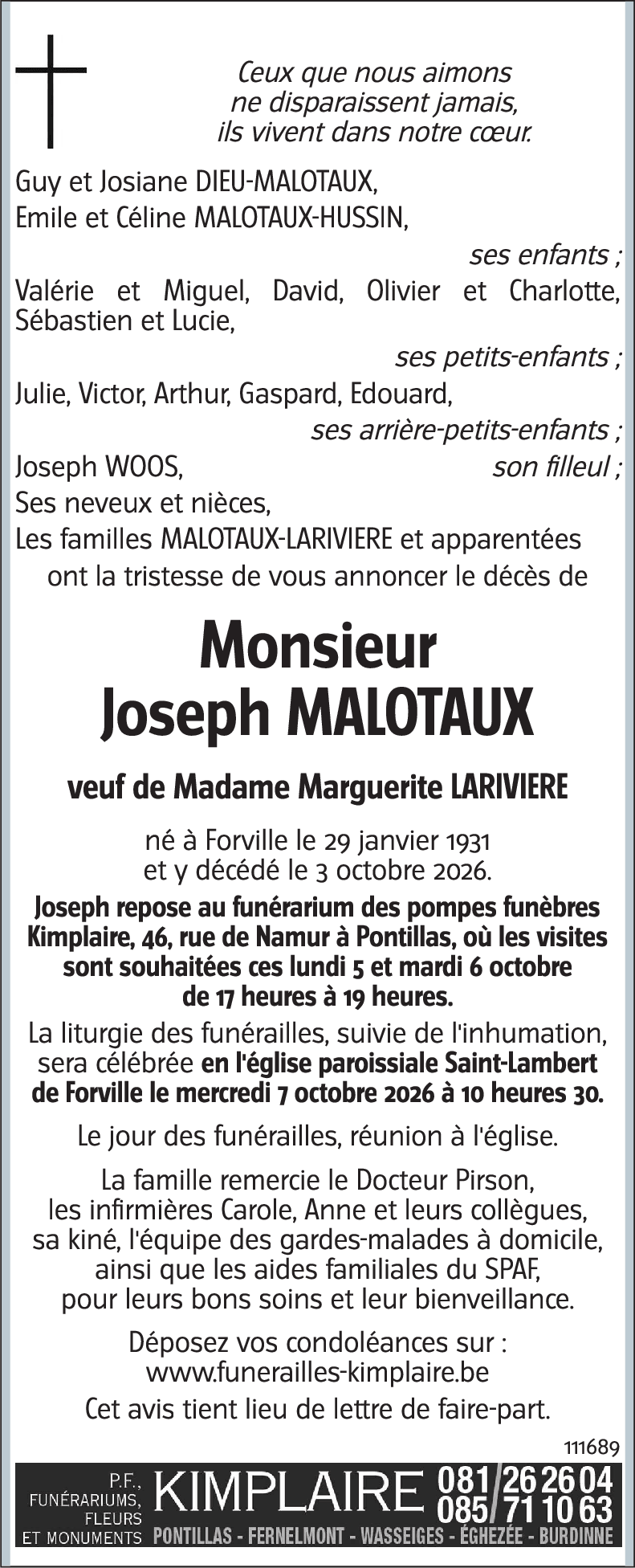 Joseph MALOTAUX