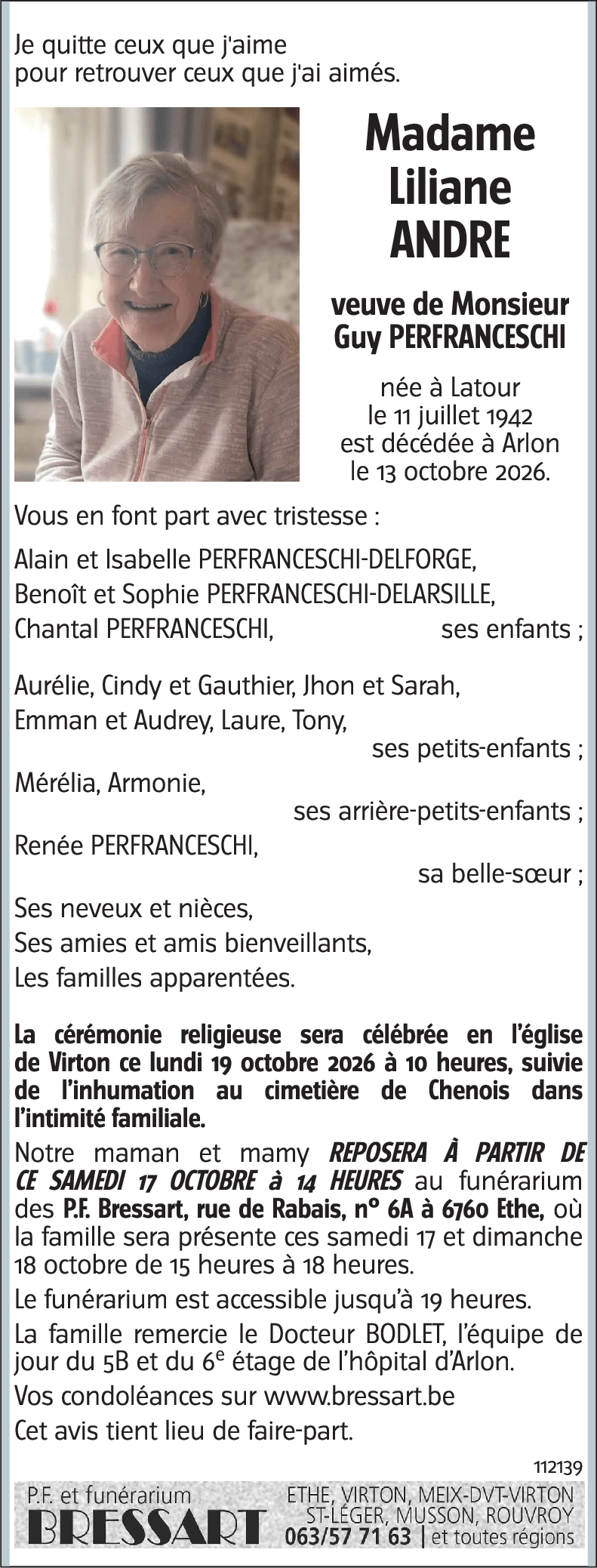 Liliane ANDRE