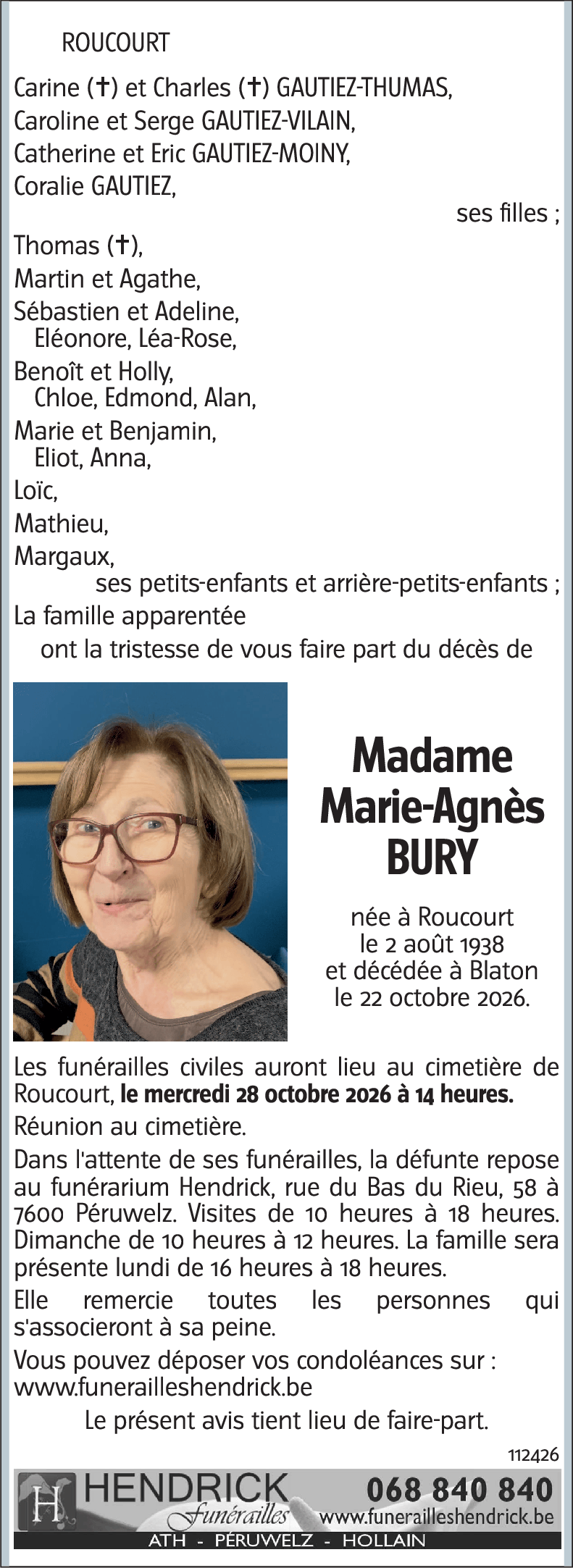 Marie-Agnès BURY