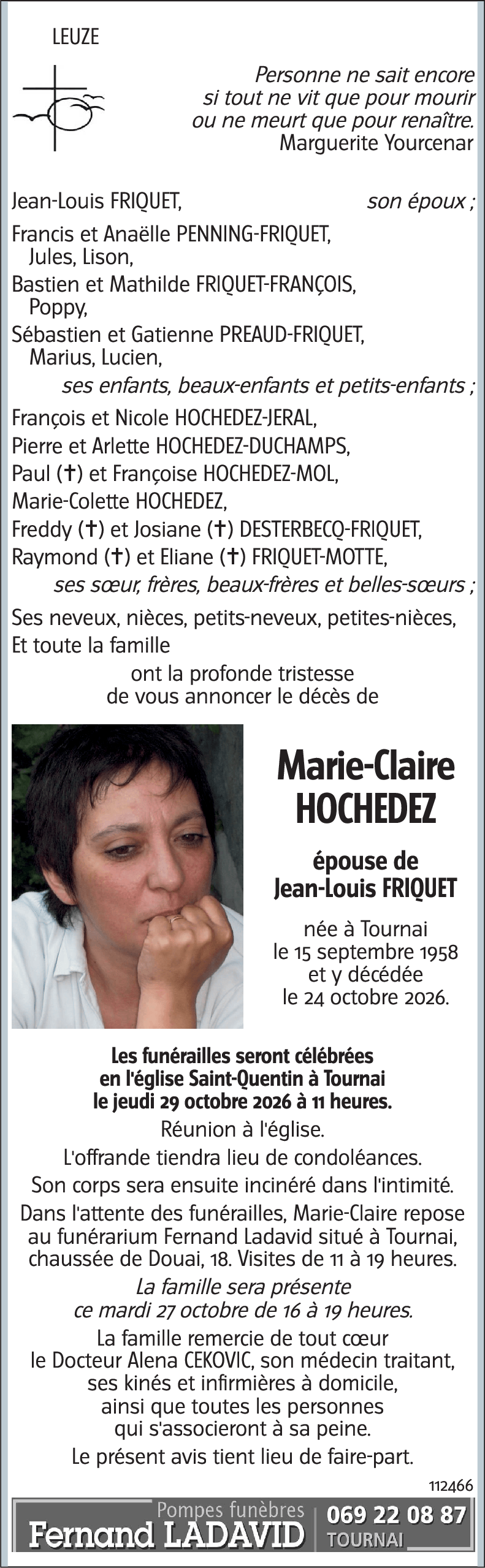 Marie-Claire HOCHEDEZ