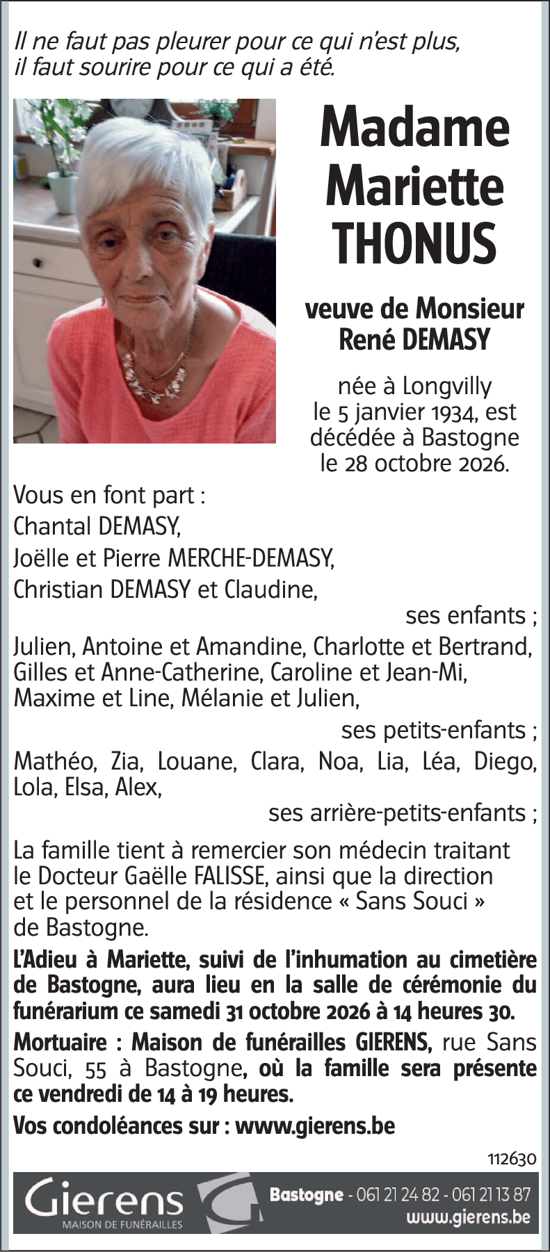 Mariette THONUS