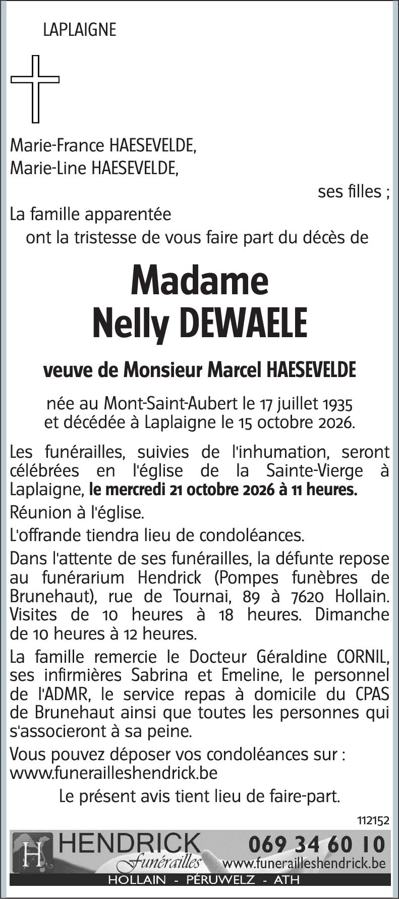 Nelly DEWAELE