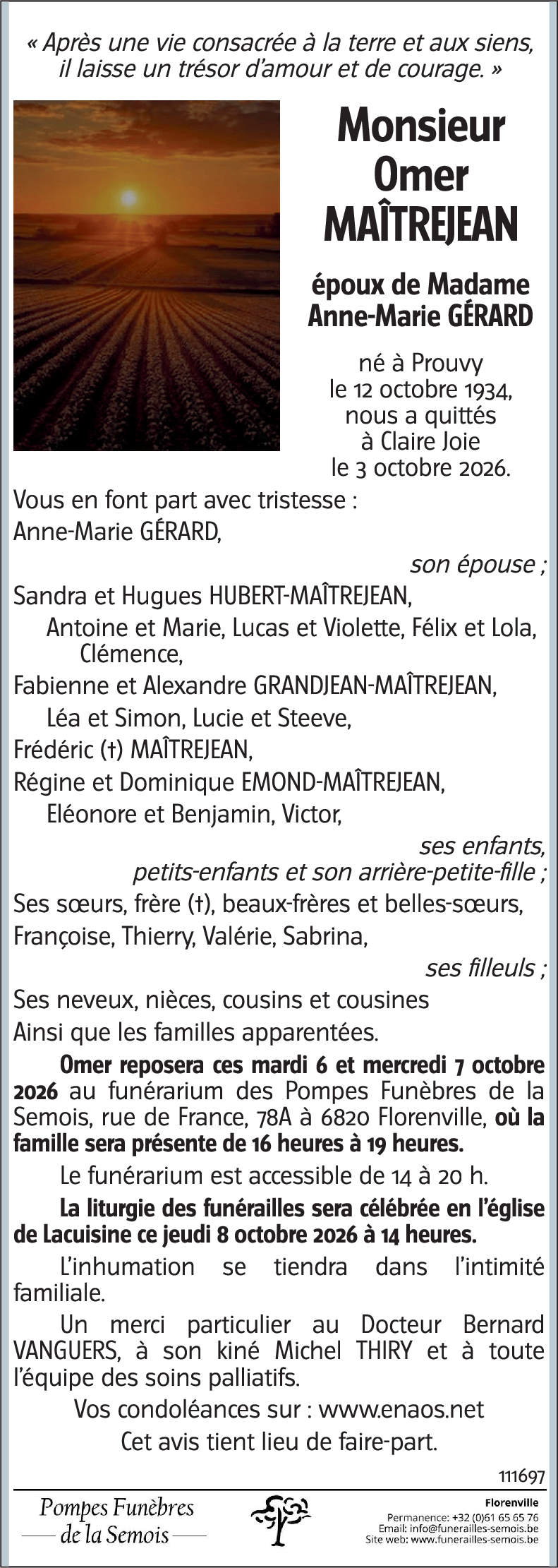 Omer MAÎTREJEAN