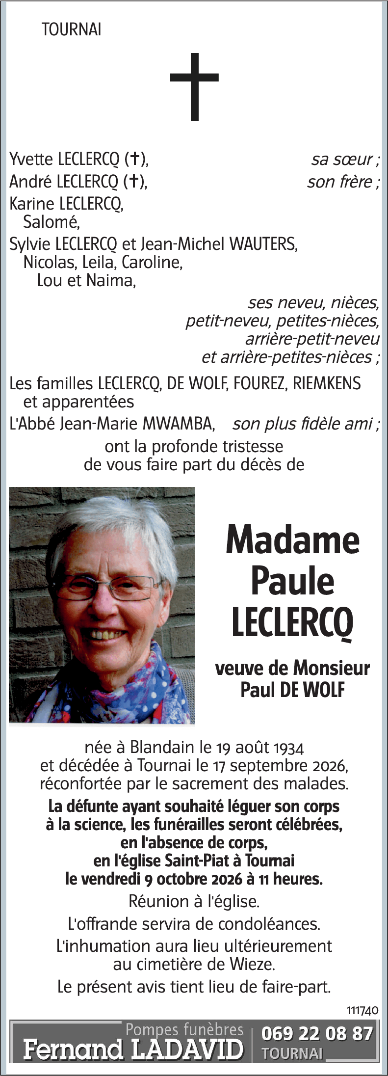Paule LECLERCQ