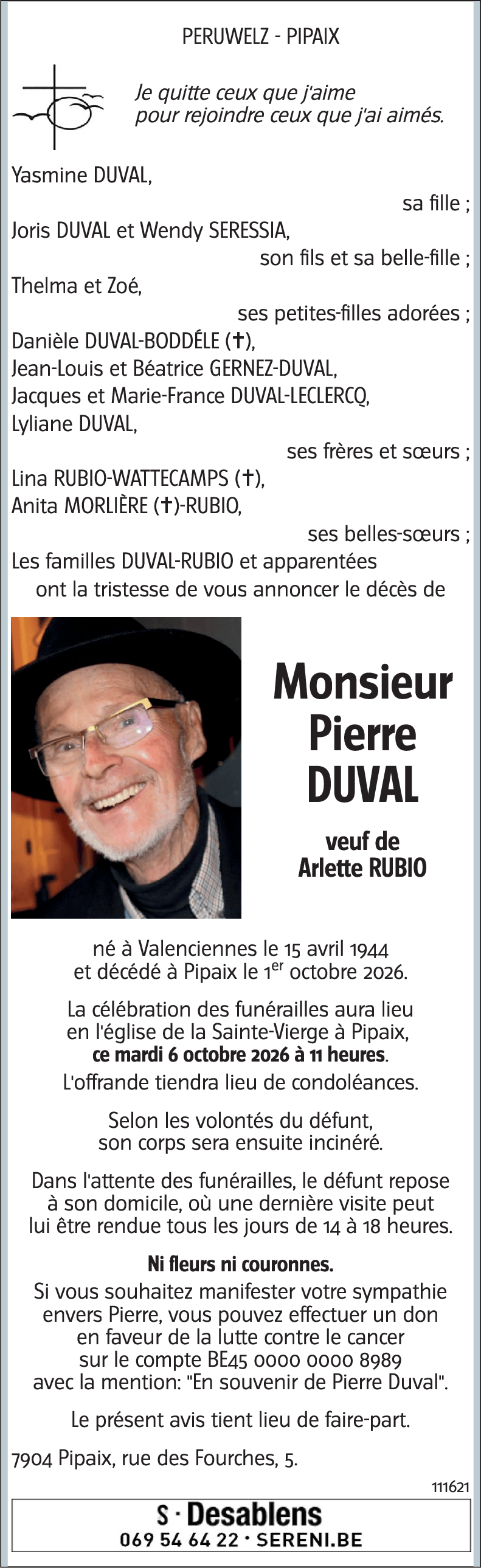 Pierre DUVAL