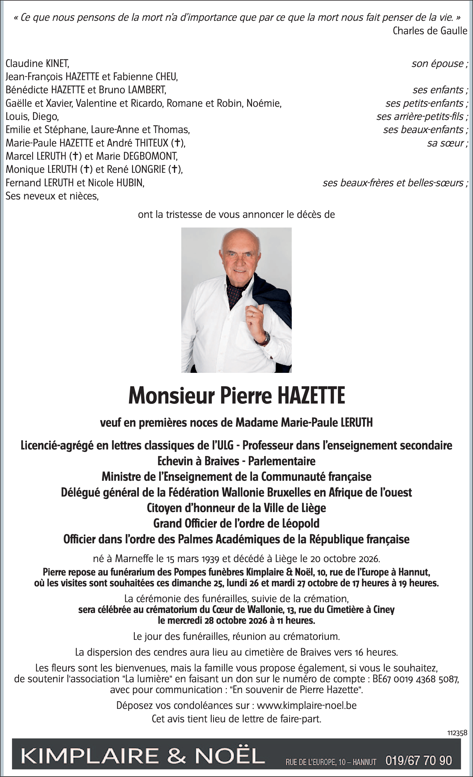 Pierre HAZETTE