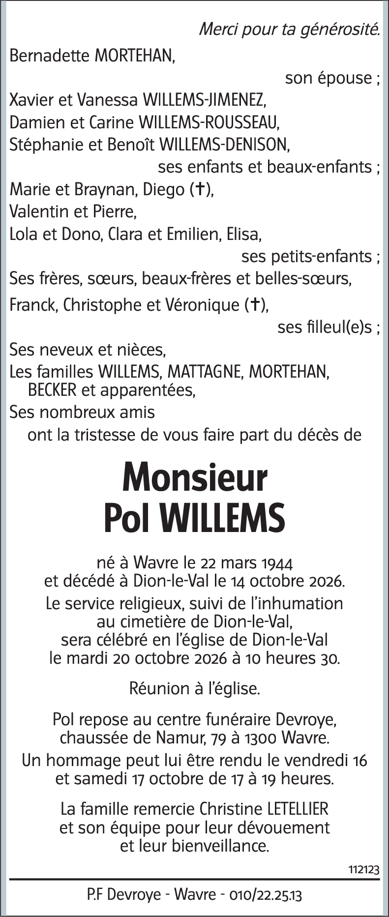Pol WILLEMS