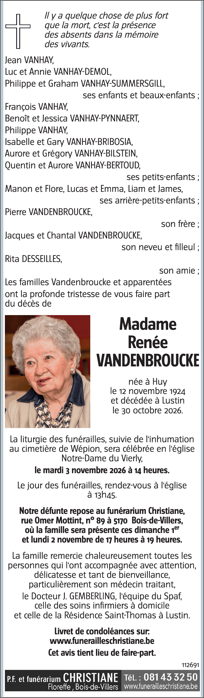 Renée VANDENBROUCK