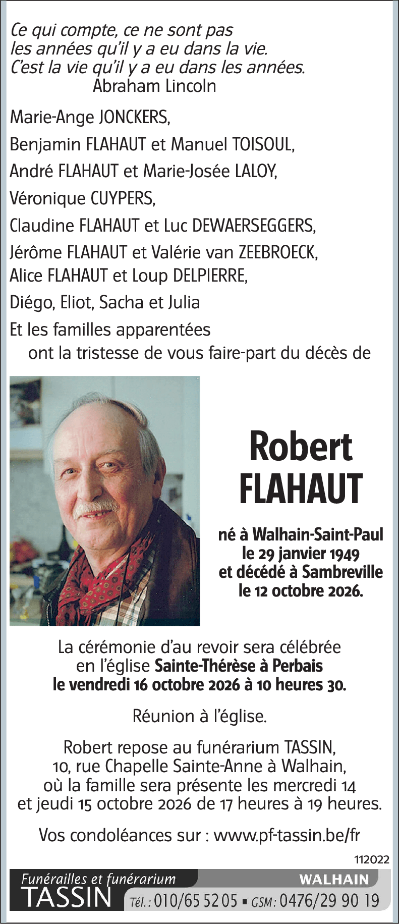 Robert FLAHAUT