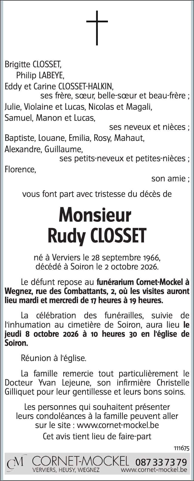 Rudy CLOSSET