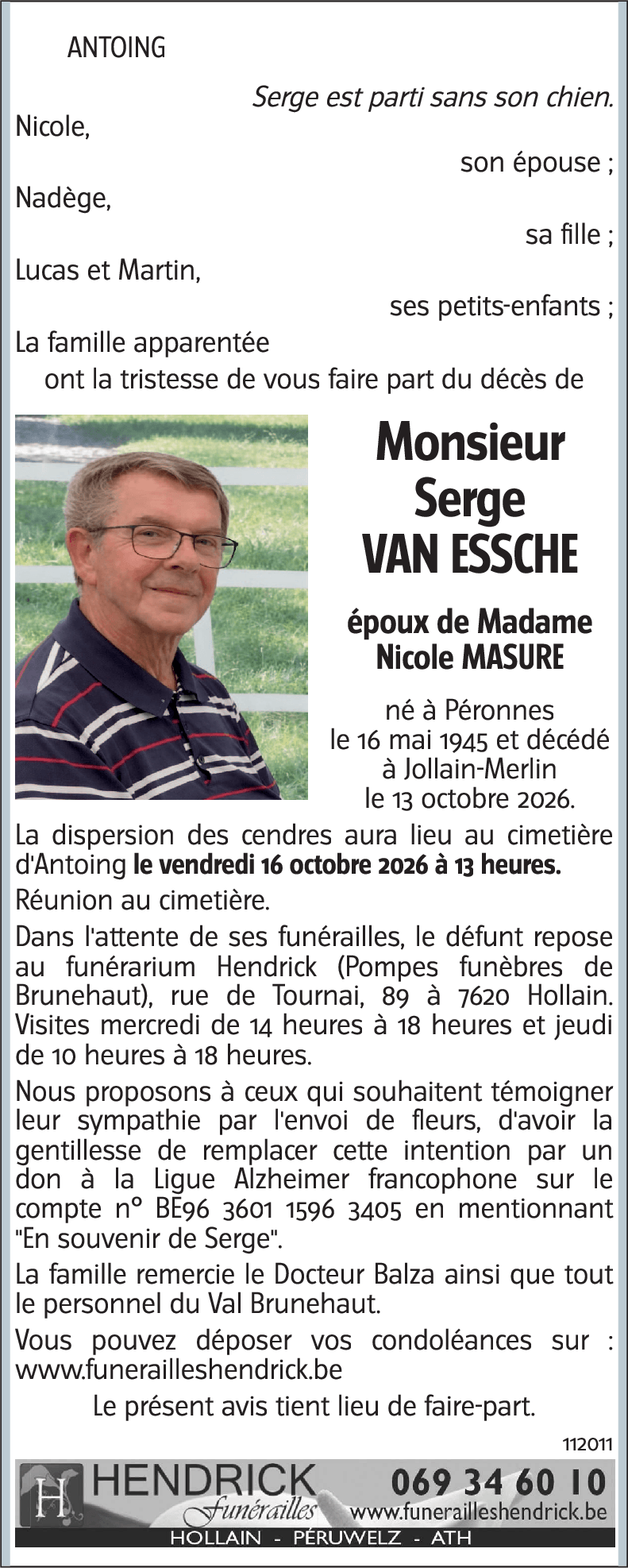 Serge VAN ESSCHE