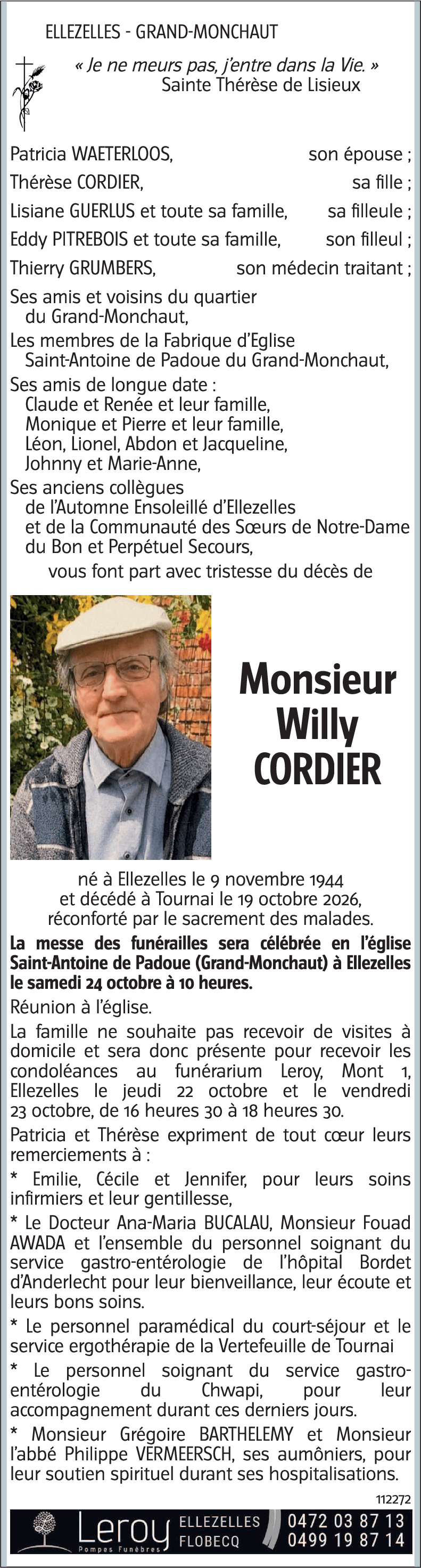 Willy CORDIER