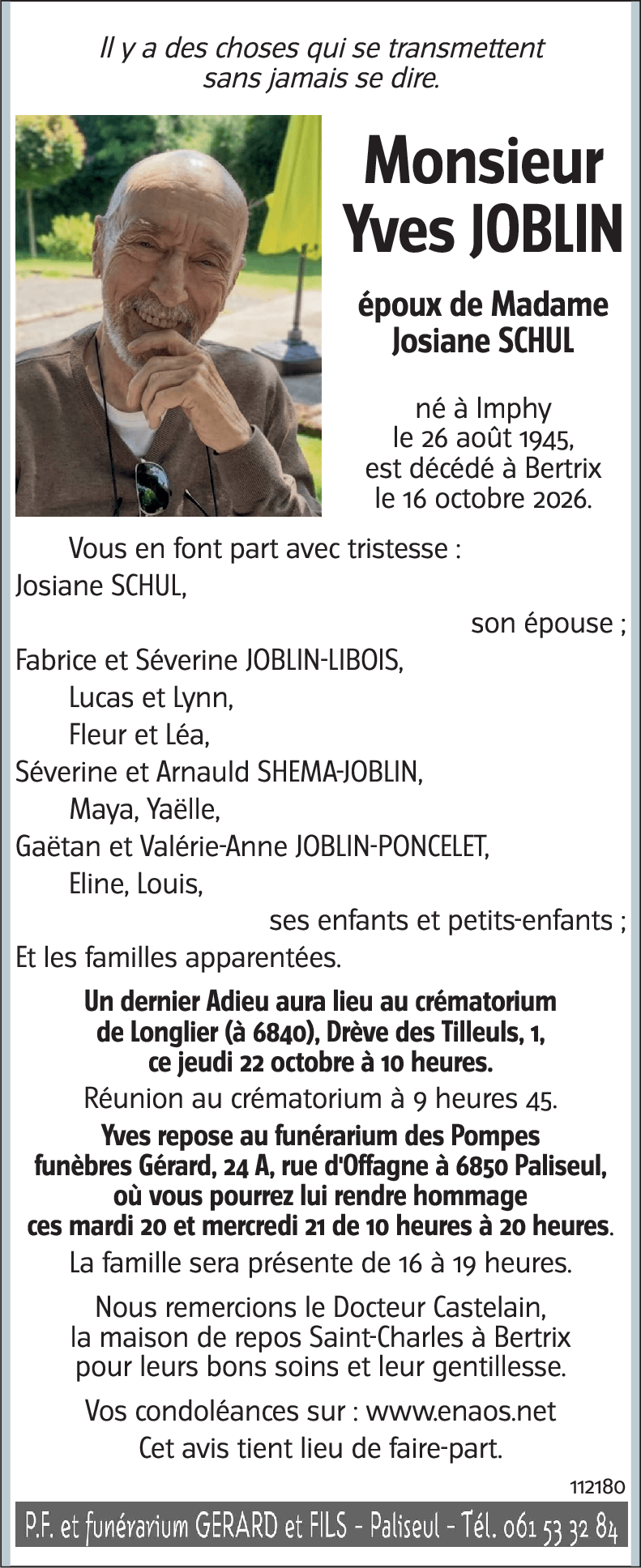 Yves JOBLIN